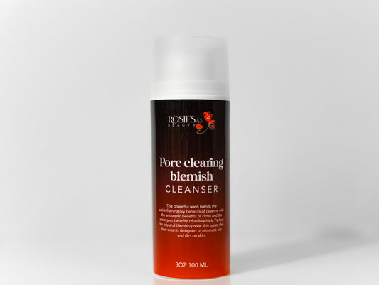 Pore clearing blemish cleanser